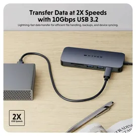 Targus Hyper HyperDrive EcoSmart Gen.2 Univ USB-C 8-in-1