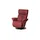 HIMOLLA Relaxsessel 7227 Leder 82 x 109 x 90 cm Rot mit Relax-Funktion