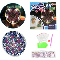 Toi-Toys 46656A - DIY - Diamantlampe - Mandala (5D)