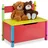 Relaxdays Kindersitzbank mit Stauraum 54,5 x 60 x 35 cm MDF mehrfarbig
