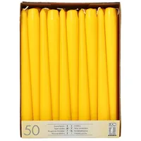 Papstar Leuchterkerzen Ø 2,2 cm 25 cm gelb 100 St.