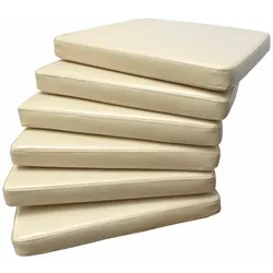 Sedex 2x Sitzpolster LARISSA Kunstleder beige