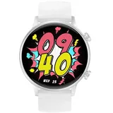 Marka Niezdefiniowana Smartwatch damski Manta Alexa Mini biały (39 mm, Stahl), Sportuhr + Smartwatch