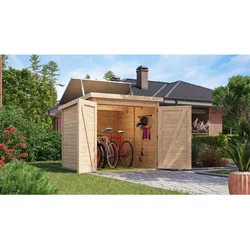 Karibu Fahrradgarage 3 Stellplätze mit Solaranlage