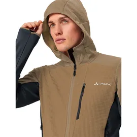 Vaude Monviso Grid Kapuzenfleece - Oat - S