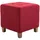 deluke Sitzhocker CELIS Stoff 45 x 46 x 45 cm Rot