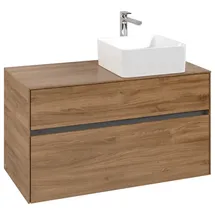 Villeroy & Boch Collaro Waschbeckenunterschrank 100 x 55 cm Kansas Oak