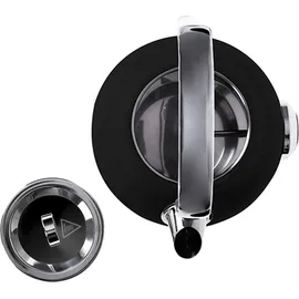 Adler AD 1346b Wasserkocher mit Thermometer, 2200w 1.7l Schwarz