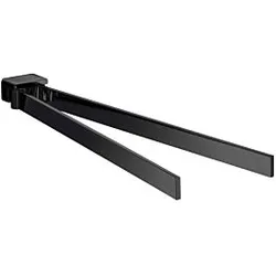 Emco Loft Handtuchhalter 055013341 schwarz, schwenkbar, Länge 410mm, 2 armig