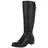 Ital-Design Klassische Stiefel Damen Schwarz 40