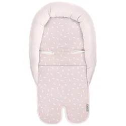 Kikkaboo Kindersitz-Einlage Sitzauflage Kindersitzschutz Memory-Schaum Baumwolle rosa