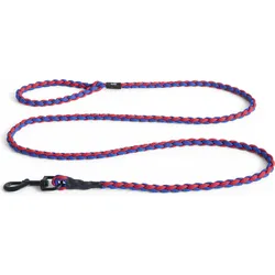 Hay Braided Hundeleine blau-rot