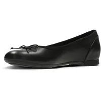 CLARKS Couture Bloom Geschlossene Ballerinas, Schwarz (Black Leather) ,41 EU