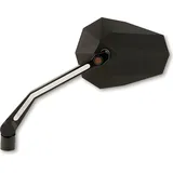 Highsider STEALTH-X4 Spiegel mit LED Blinker und Positionslicht Schwarz