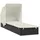 vidaXL Sonnenliege 213 x 63 x 97 cm Schwarz