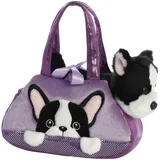 AURORA Fancy Pals Peek-A-Boo French Bulldog 20 cm Lila