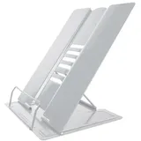 Intirilife Leseständer Buchständer Metall 21 x 16,5 x 20,3 cm Weiß 1 St.