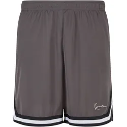 Shorts KARL KANI "Karl Kani Herren", Herren, Gr. S, US-Größen, grau (anthrazit), 100% Polyester, normal, Hosen