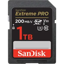 SanDisk Extreme Pro SDHC/SDXC UHS-I U3 R200/W140 1 TB
