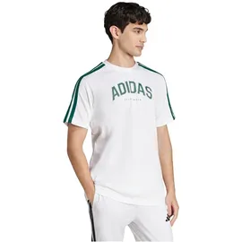 adidas Codes Collegiate Linear Graphic weiß M