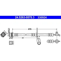 ATE Bremsschlauch ATE 24.5263-0575.3