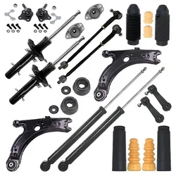 Atec 4x Stossdämpfer-Set inkl. Fahrwerkskomponenten für Seat, Skoda, VW