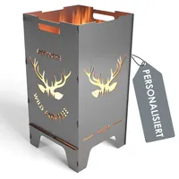MOCAVI Feuertonne Wild 73 cm | 3 mm Stahl personalisiert