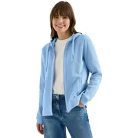 Cecil Langarm Jacke mit Kapuze und Taschen - Blau