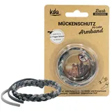 KDA Mückenschutz Armband PU-Leder Mischgrau KDA
