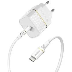 Otterbox Wand-Ladegerät mit Lightning auf USB-C Kabel | 20W | 1M | weiß | Fast Charge