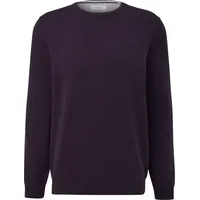 S.Oliver Strickpullover, mit Logostickerei s.Oliver aubergine