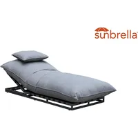 Clemento Outdoor Living, Liegestuhl, Bona Promotion Loungeliege Aluminium/Sunbrella (196