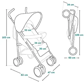 lionelo Elia Buggy Grün