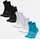 Danish Endurance Quarter Pro Sportsocken 5er Pack Schwarz/Weiß/Blau/Orange 43-47