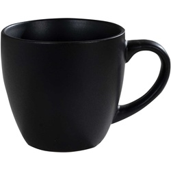 Kaffeetasse BRUNCH, Schwarz matt – Porzellan
