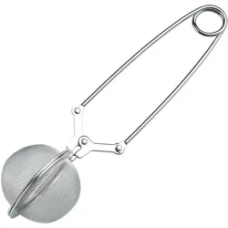 Teesieb / Tee-Ei aufklappbar, Edelstahl - 4,5x15cm