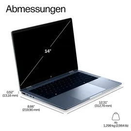 HP EliteBook X Flip G2i 14" Intel Core Ultra 7 356H 32 GB RAM 1 TB SSD Win11 Pro DL9W9ET