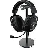 Logitech G PRO X + Stand, Over-ear Gaming-Headset mit Ständer Schwarz