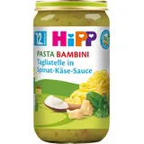 HiPP Bio Pasta Bambini Tagliatelle in Spinat-Käse-Sauce 250 g