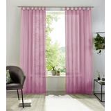 my home Gardine »XANA«, (1 St.), Bestseller, einfarbig, 1 Schal, pflegeleicht, unifarben my home mauve cm