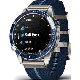 Garmin MARQ Gen2 Captain Silikonarmband blau