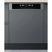Bauknecht BKSV1 PAN Einbau-Geschirrspüler (teilintegrierbar, 598 mm breit, Edelstahl)