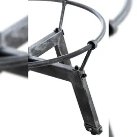 CLP Tisch Malita Mit Fußablage I Bartisch Mit Metallgestell Und Tischplatte Aus Kiefernholz