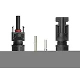 NAmobile Solar Verlängerungskabel für Solarmodule - Solarstecker Solarkabel für Solarpanel - Photovoltaik-Stecker - Kabel 4 mm2 / 6 mm2 - TÜV, Kabelquerschnitt:4mm2, Länge:1x Steckerpaar