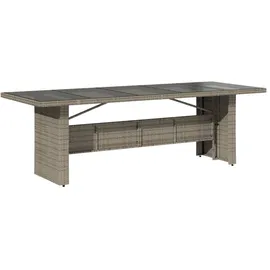 vidaXL Garten-Essgruppe 9-tlg. Grau