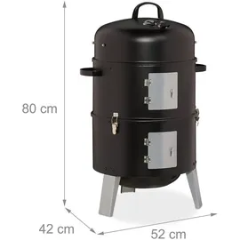 Relaxdays Smoker Räuchertonne 10033861