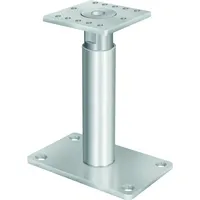 e.u.r.o.tec gmbh Pfostenträger 190 x 100 mm Schwarz/Feuerverzinkt