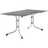 Sieger Boulevard-Klapptisch 160 x 90 x 73 cm Grau