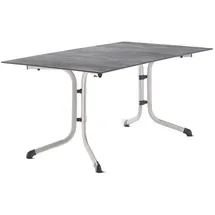 Sieger Boulevard-Klapptisch 160 x 90 x 73 cm Grau