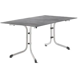 Sieger Boulevard-Klapptisch 160 x 90 x 73 cm Grau